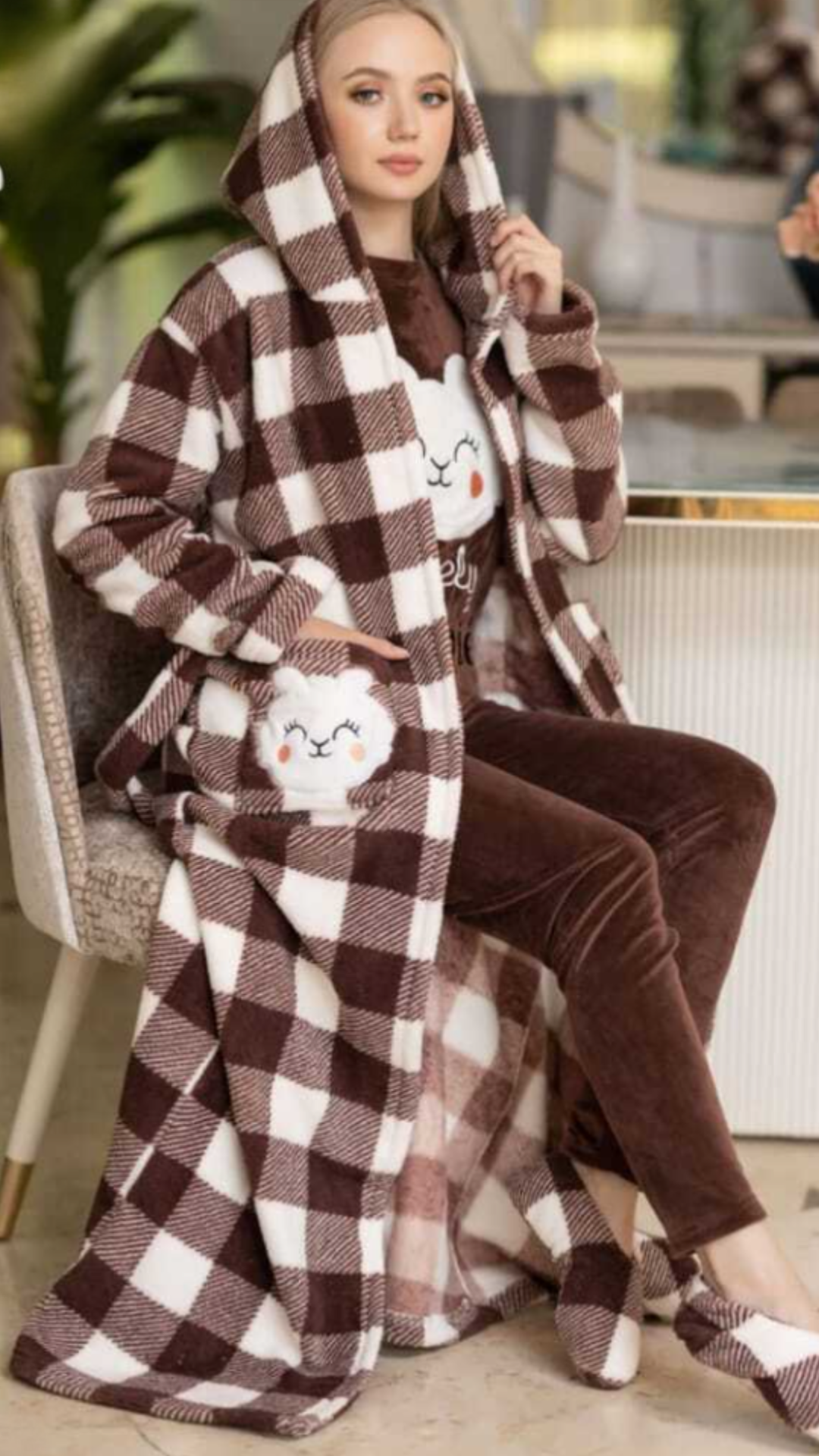 Home wear - Velvet set 4 pieces