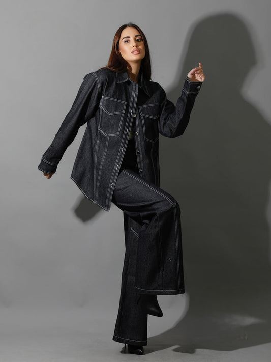 Jeans set Cutout Shirt & Cutout Pants