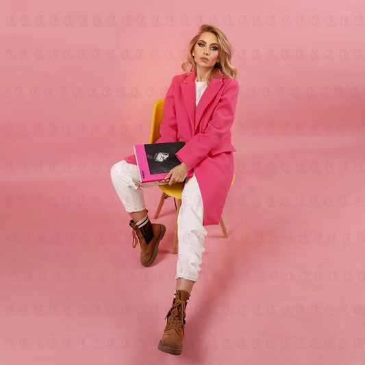 Stunning Pink Coat - EMY & ROSE Boutique
