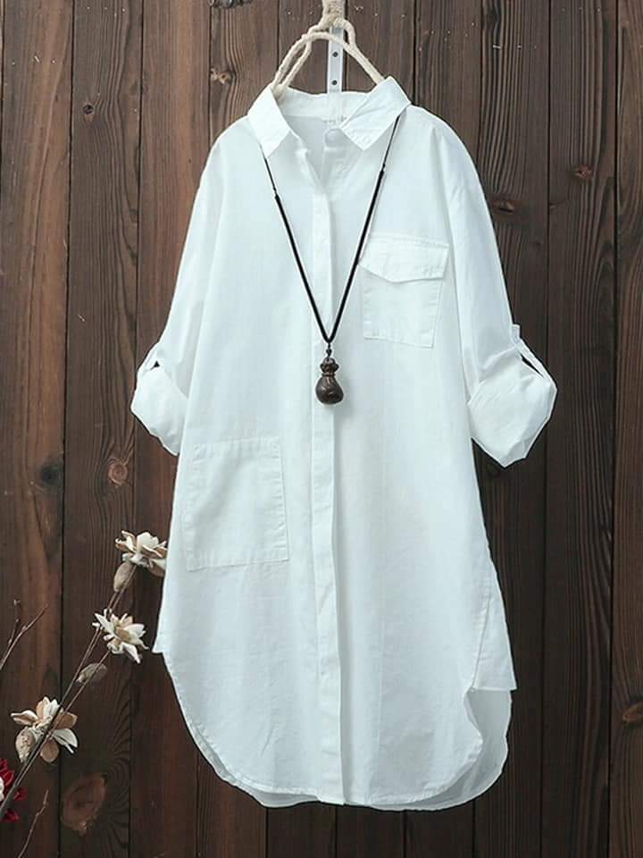 Oversized Long Shirt - EMY & ROSE Boutique