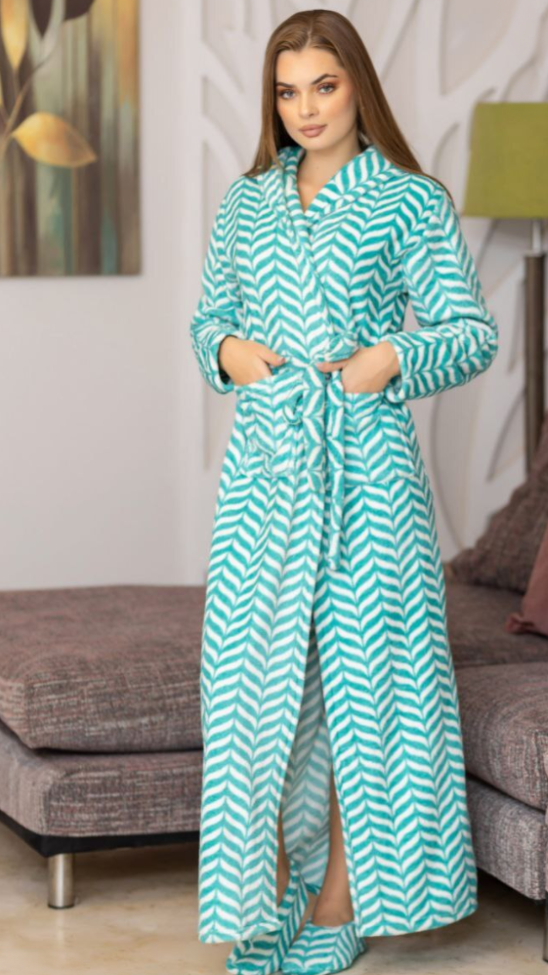 Home wear - Velvet Set - 6 pieces 2 Colors