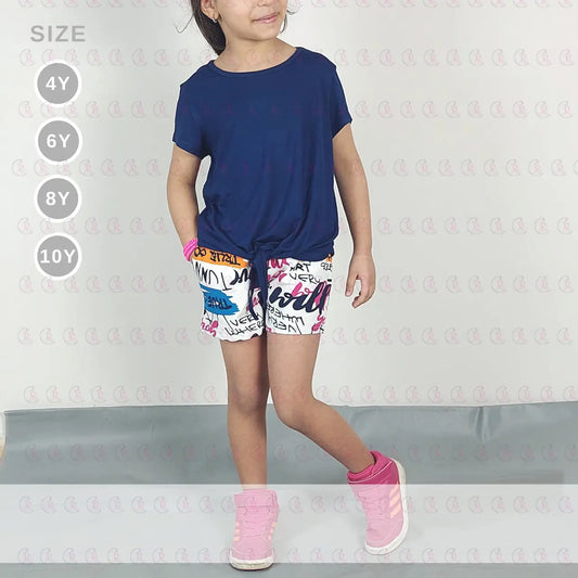 Girls Short + T-shirt - EMY & ROSE Boutique 