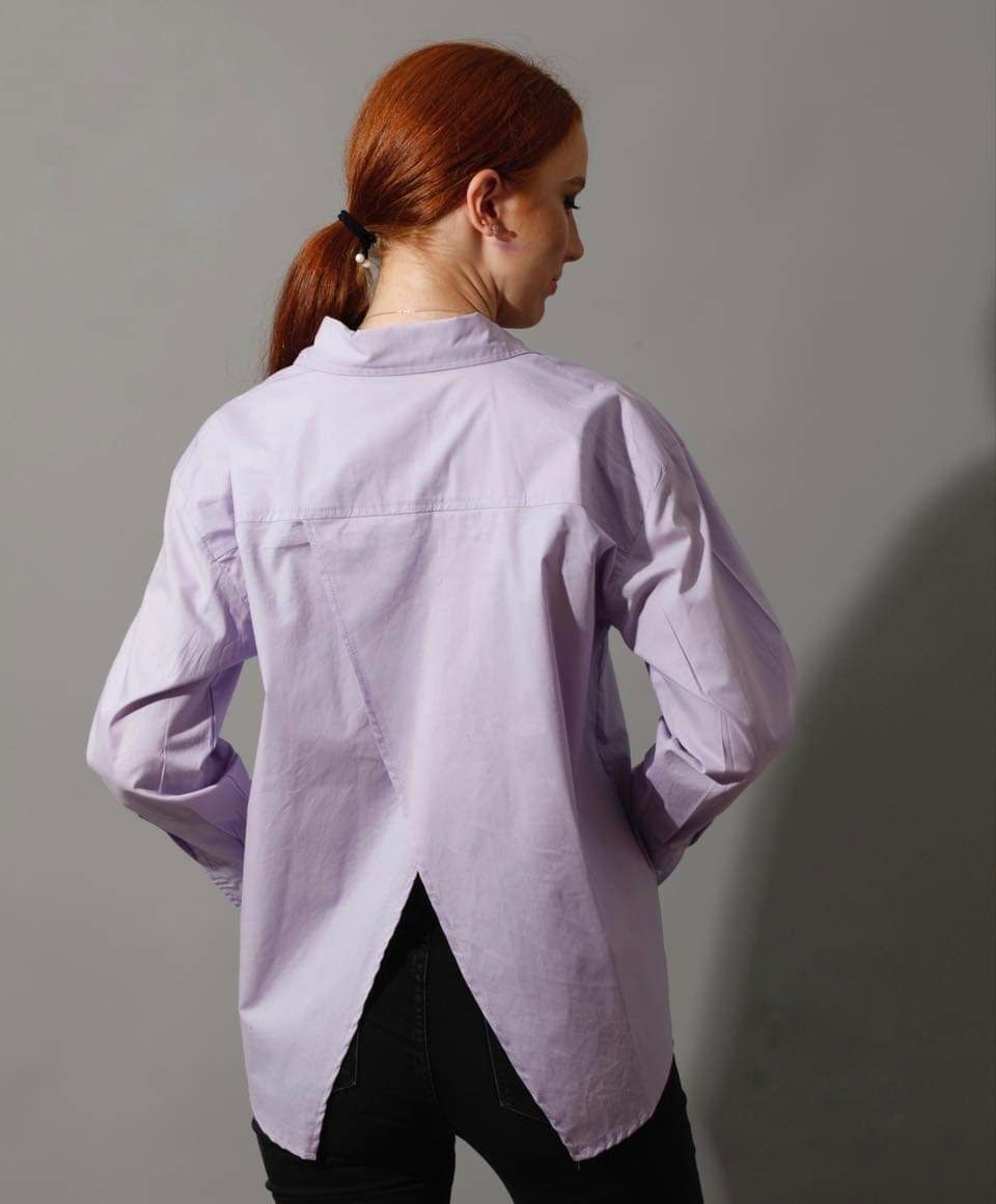 Cross Back - Back Slit - Regular fit shirt