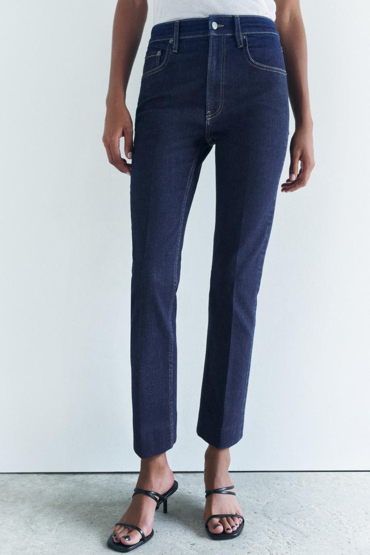 Blue HIGH-WAIST JEANS