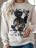 Mickey Sweatshirt with Strass