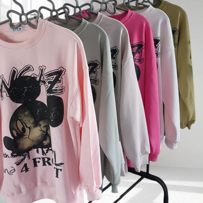 Mickey Sweatshirt with Strass