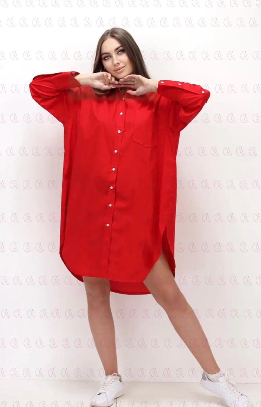Dress Shirt - Knee Shirt - EMY & ROSE Boutique 