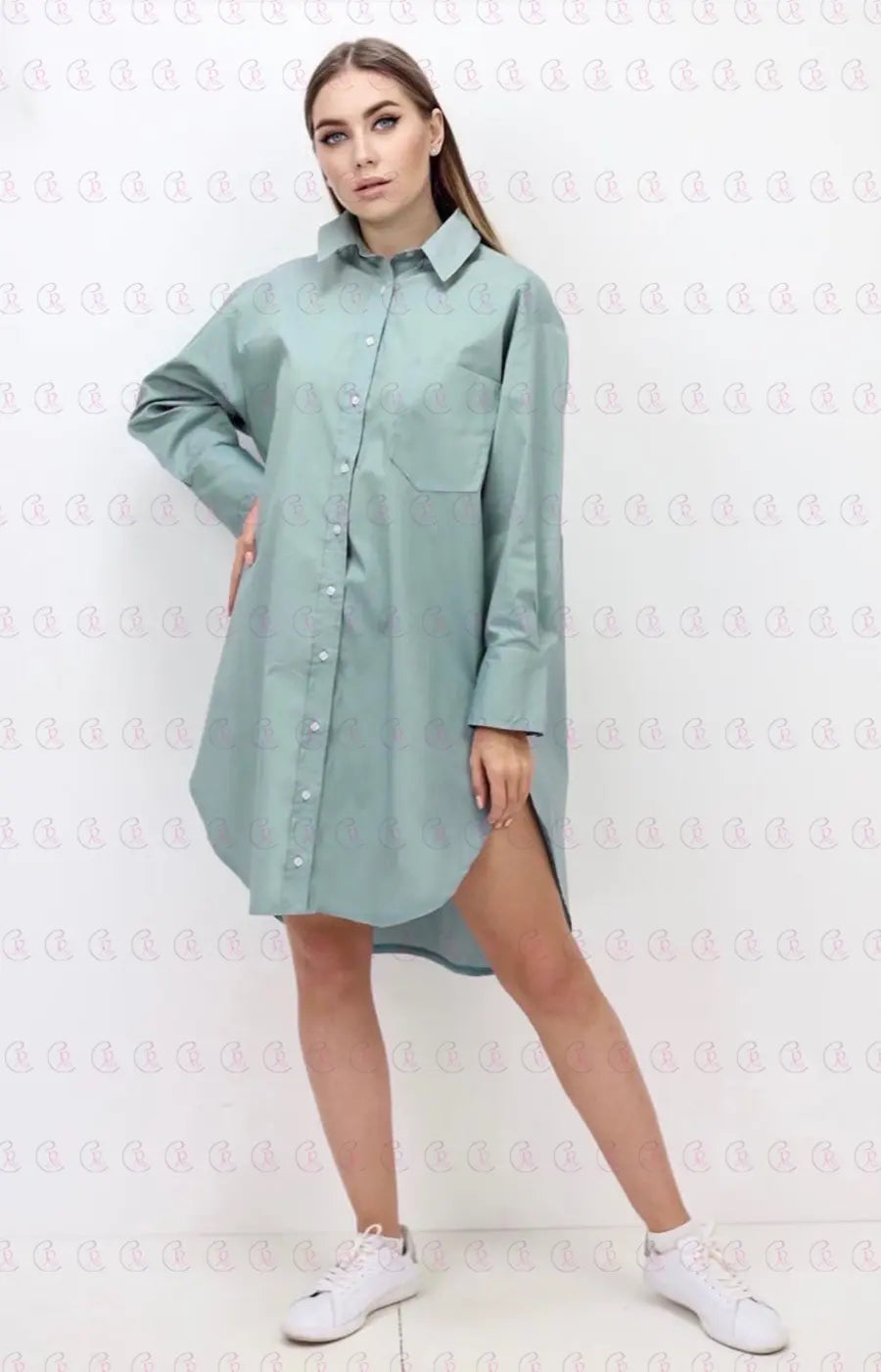 Dress Shirt - Knee Shirt - EMY & ROSE Boutique 