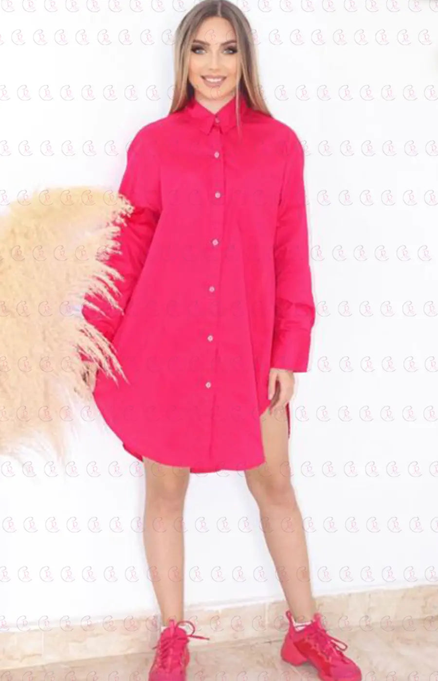 Dress Shirt - Knee Shirt - EMY & ROSE Boutique 