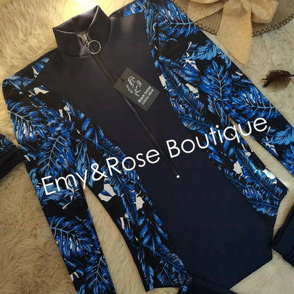 Blue Palms Swimsuit - EMY & ROSE Boutique 