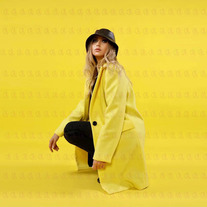 Stunning Yellow Coat - EMY & ROSE Boutique 