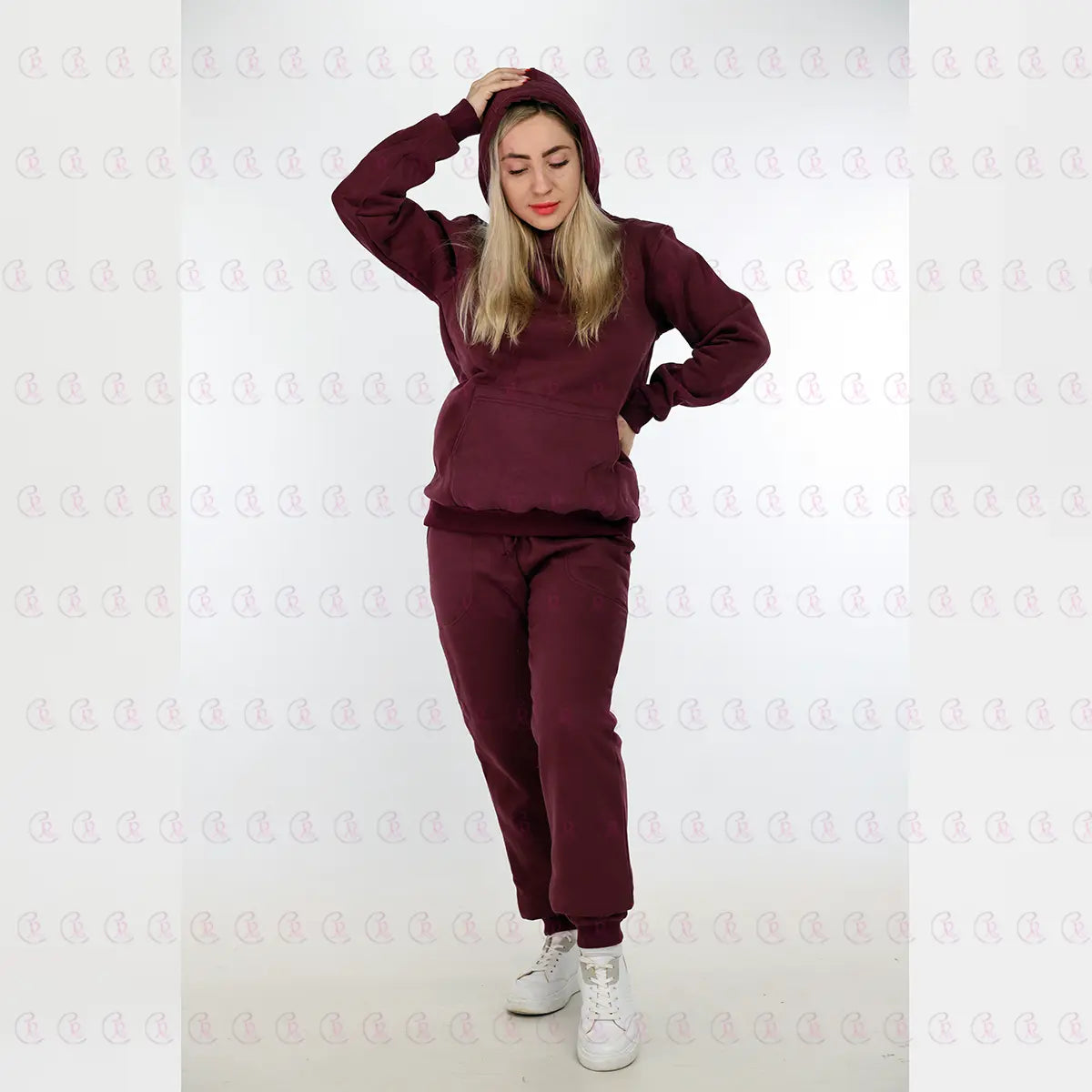 Hoodie Cotton Tracksuit Heavy Milton - Padded - EMY & ROSE Boutique 