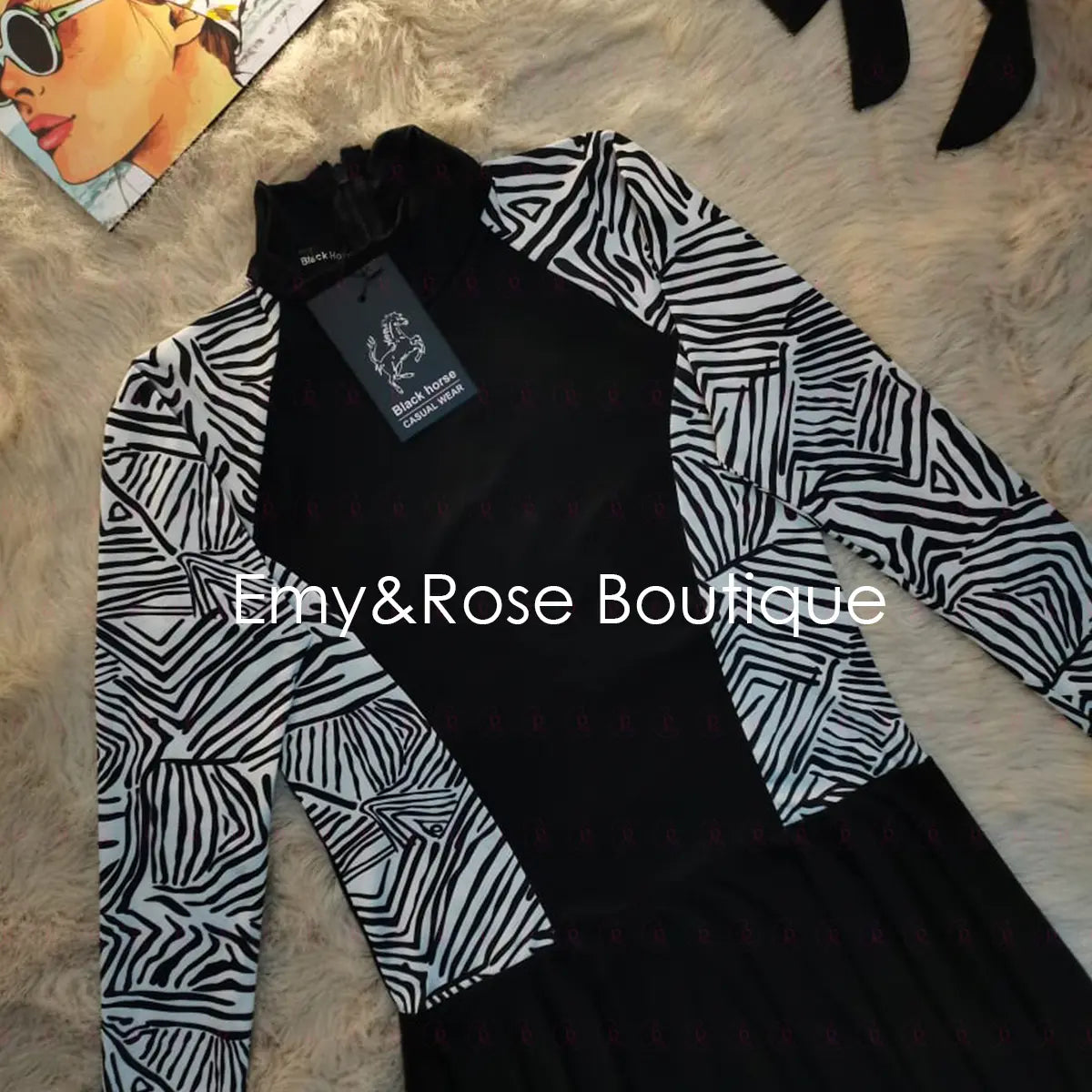 Maze Dress Swimsuit - EMY & ROSE Boutique 