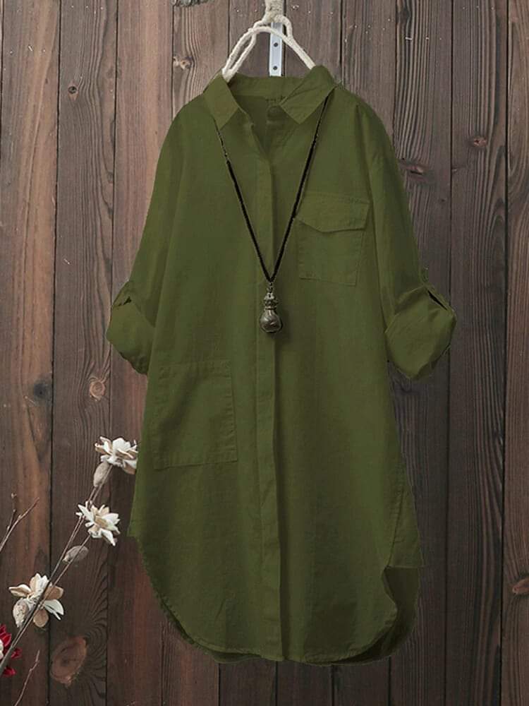 Oversized Long Shirt - EMY & ROSE Boutique