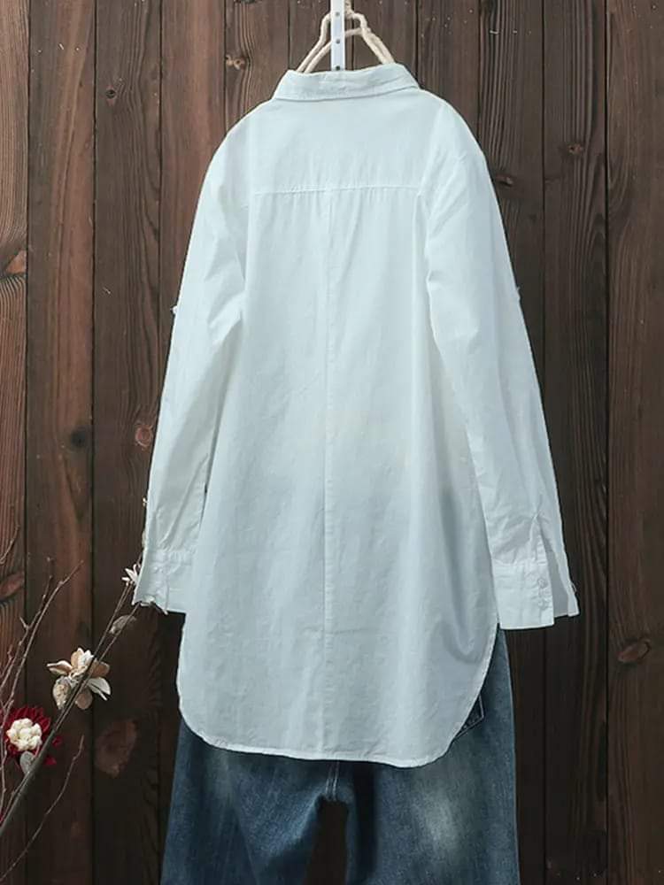 Oversized Long Shirt - EMY & ROSE Boutique