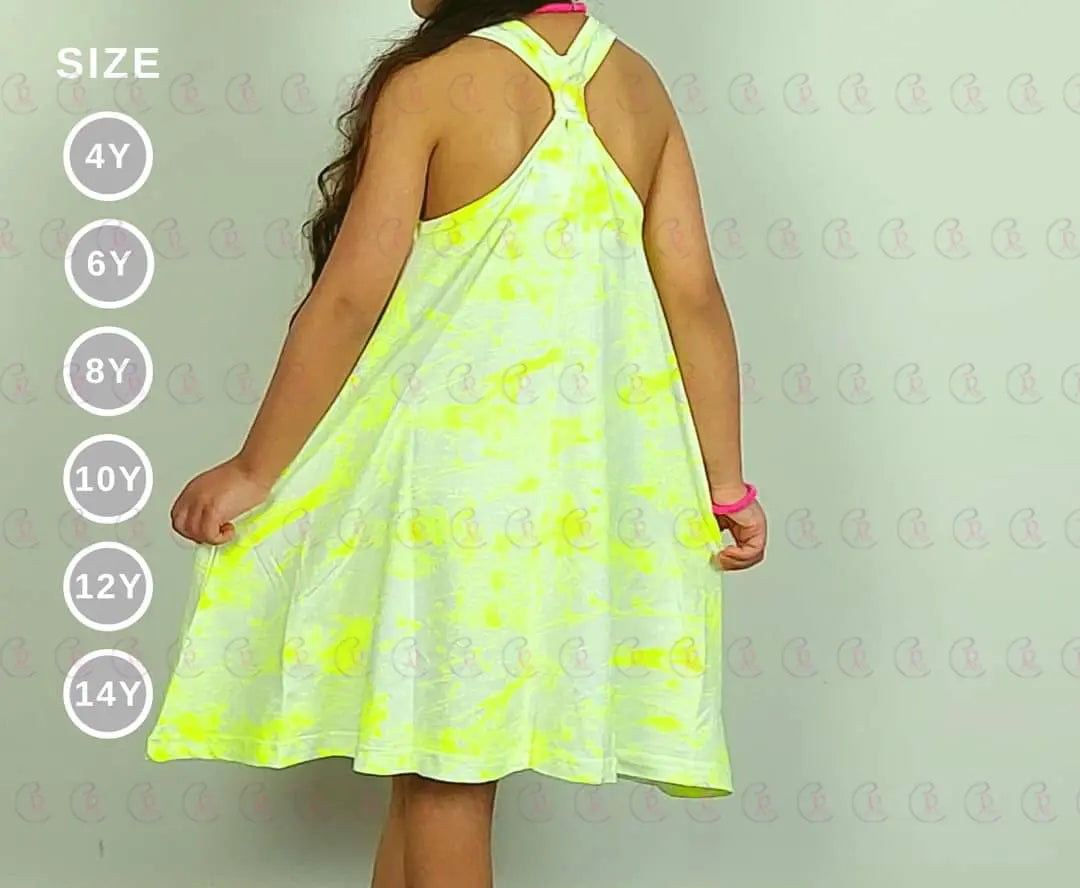 Girls Dress Patterned - EMY & ROSE Boutique 