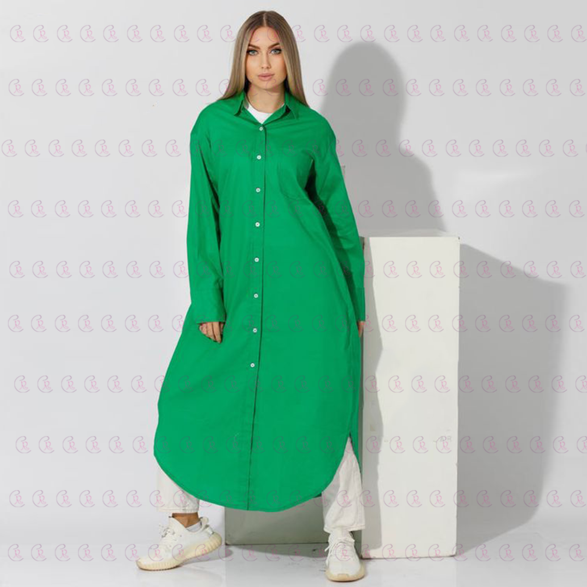 Extra Long Oversized Shirt - Dress Shirt - EMY & ROSE Boutique