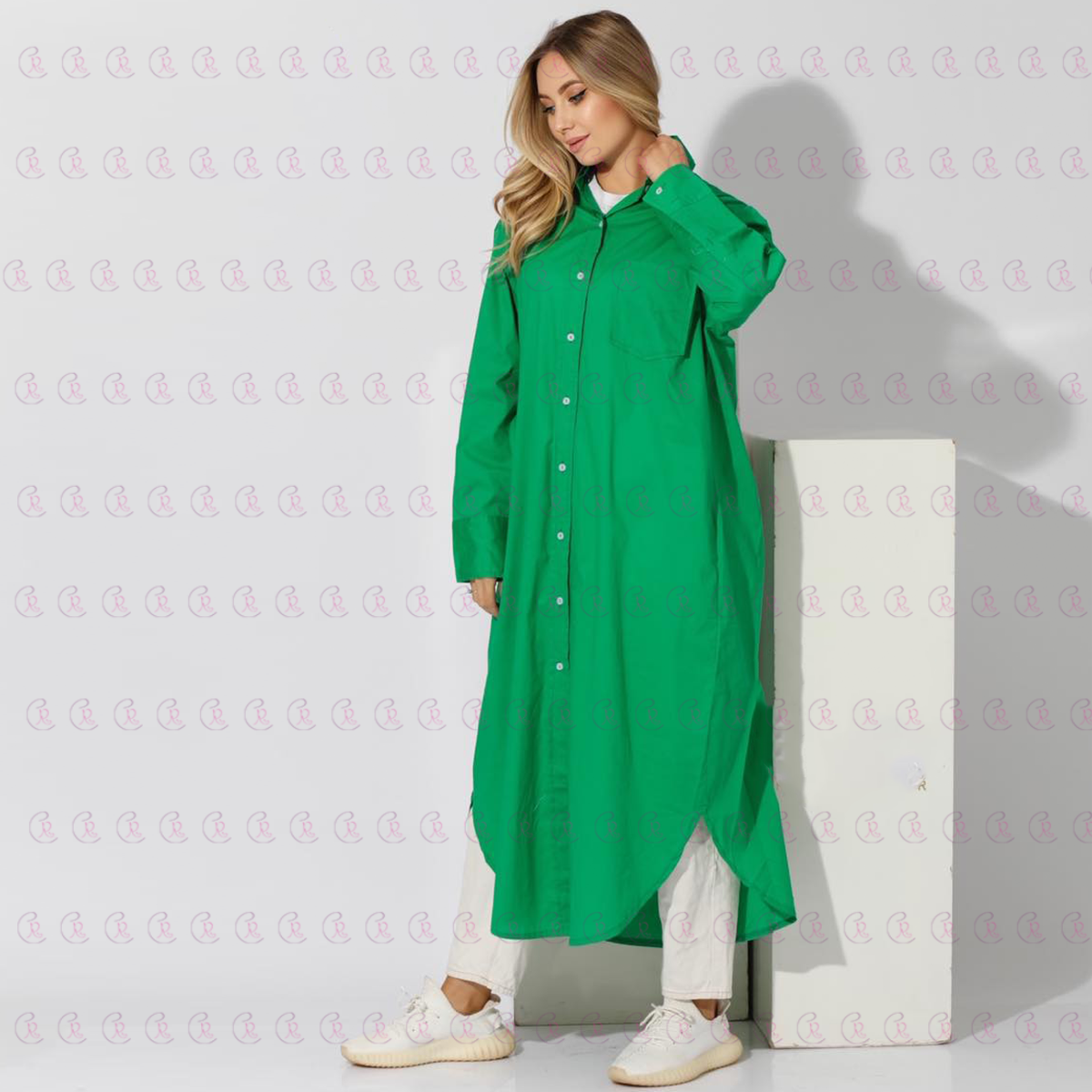 Extra Long Oversized Shirt - Dress Shirt - EMY & ROSE Boutique